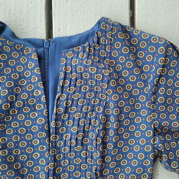 Dear Drew by Drew Barrymore Elizabeth Street Short Sleeve Pleated Dress Size 4‎ - Picture 7 of 8